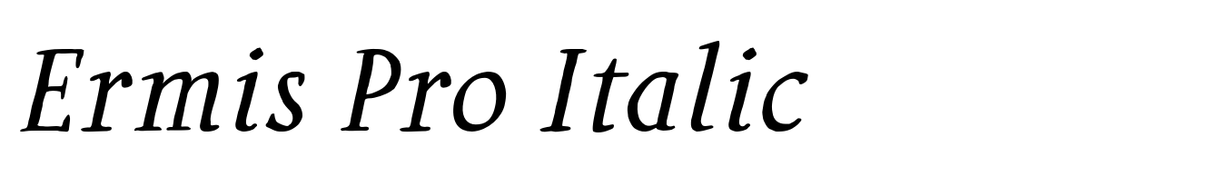 Ermis Pro Italic